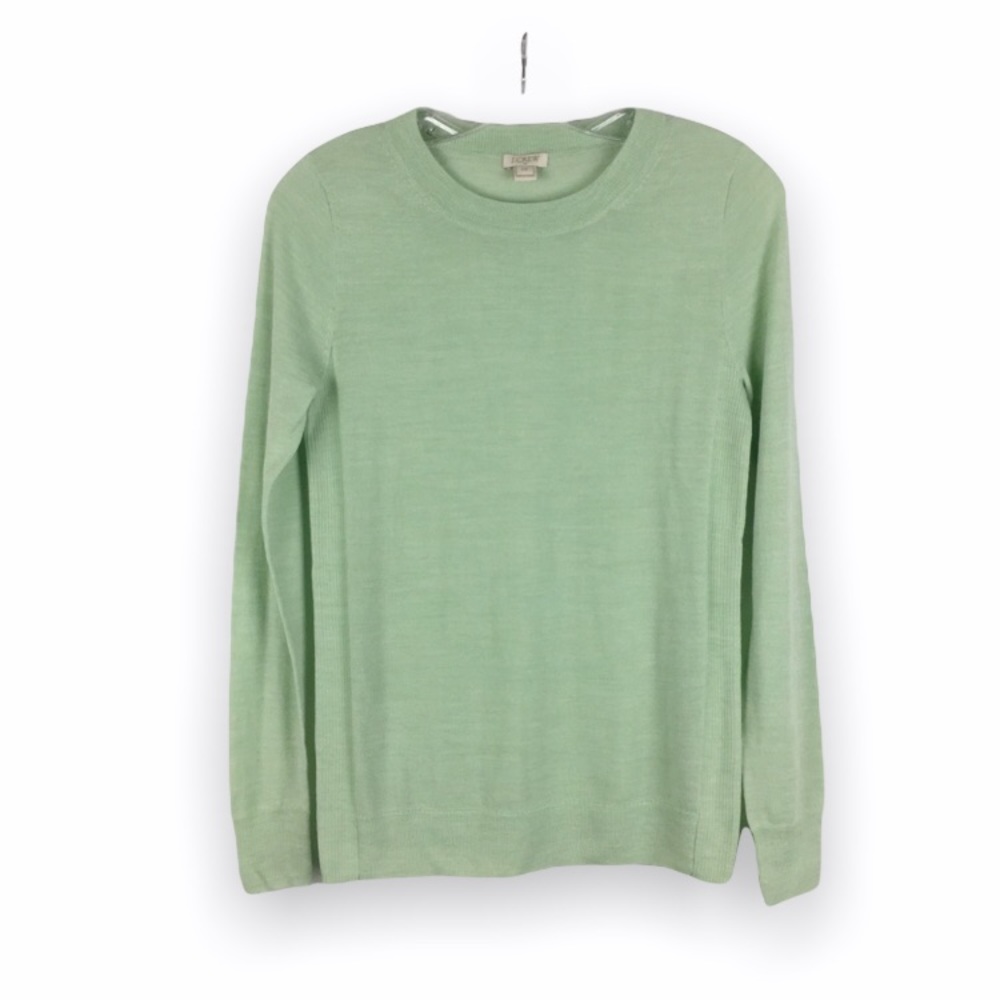 J.Crew Mint‎ Green Lightweight Crew Sweater XXS